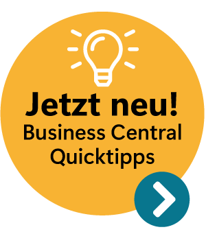 Business Central Quicktipps button