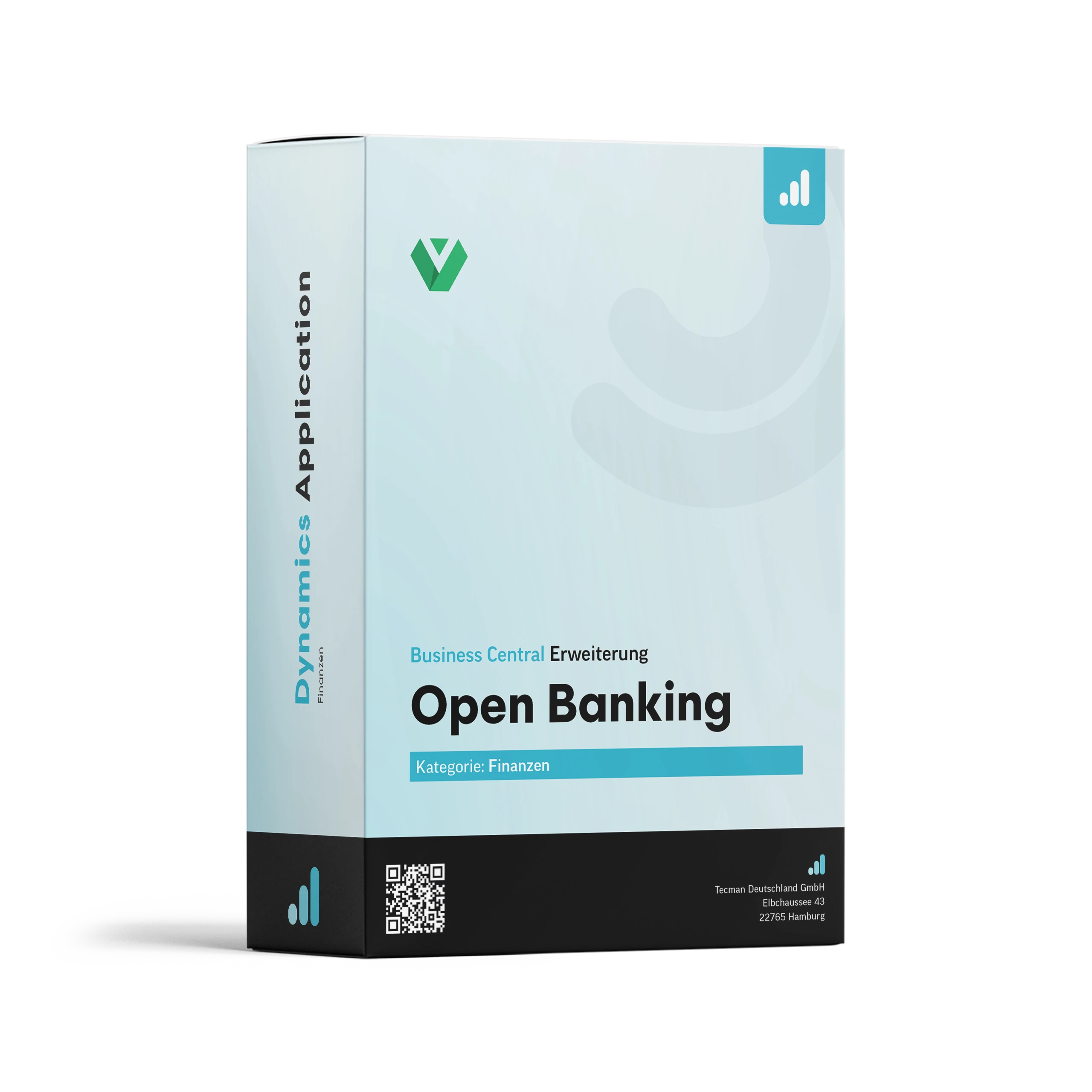 Eine Softwarebox die die App Open Banking von Yavrio zeigt.